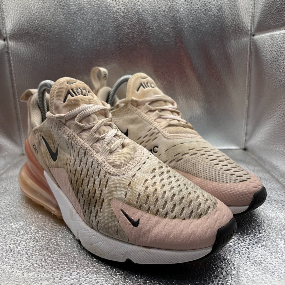 Size 8 Nike Air Max 270 Low Light Softโ Pink Womens Running Shoes AH6789-604